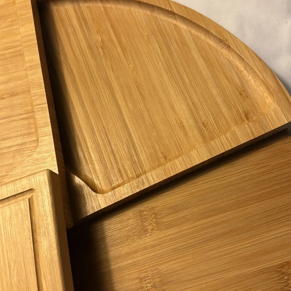 Williams Sonoma Bamboo Cheese Board Set